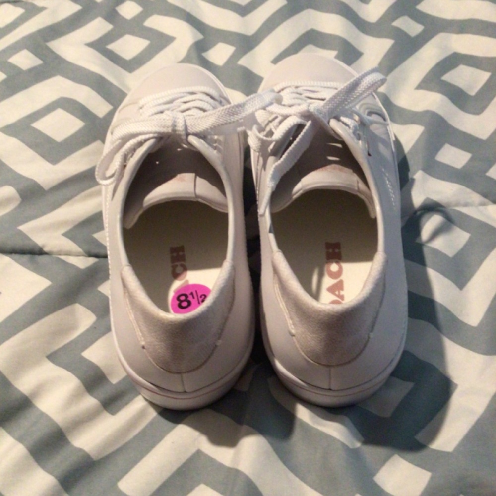 NWOB Women’s COACH Optic White “Citysole” Platform Leather Sneaker - Size 8.5M - Picture 4 of 7